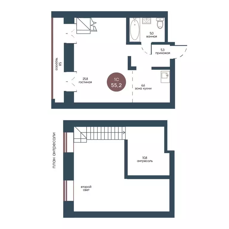 Квартира-студия: Томск, микрорайон Телецентр, Белозёрская улица, 9 ... - Фото 1