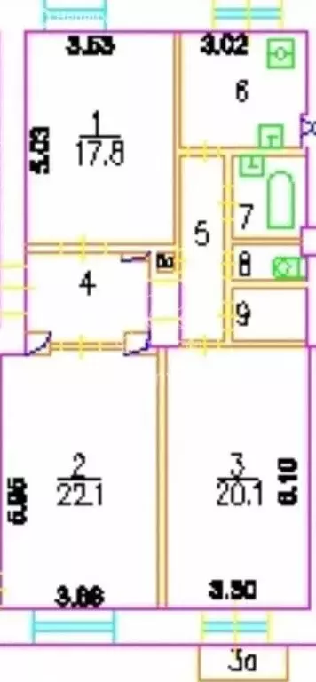 3-комнатная квартира: Москва, Бережковская набережная, 12 (85.5 м) - Фото 1