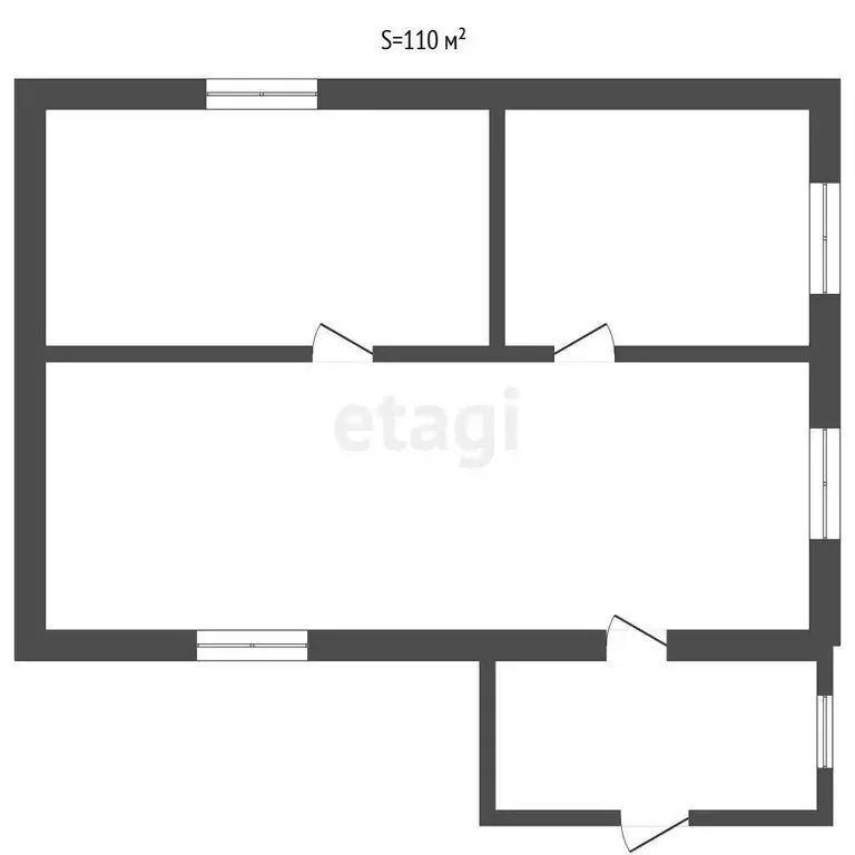 Дом в село Падун, Первомайская улица (110 м) - Фото 1