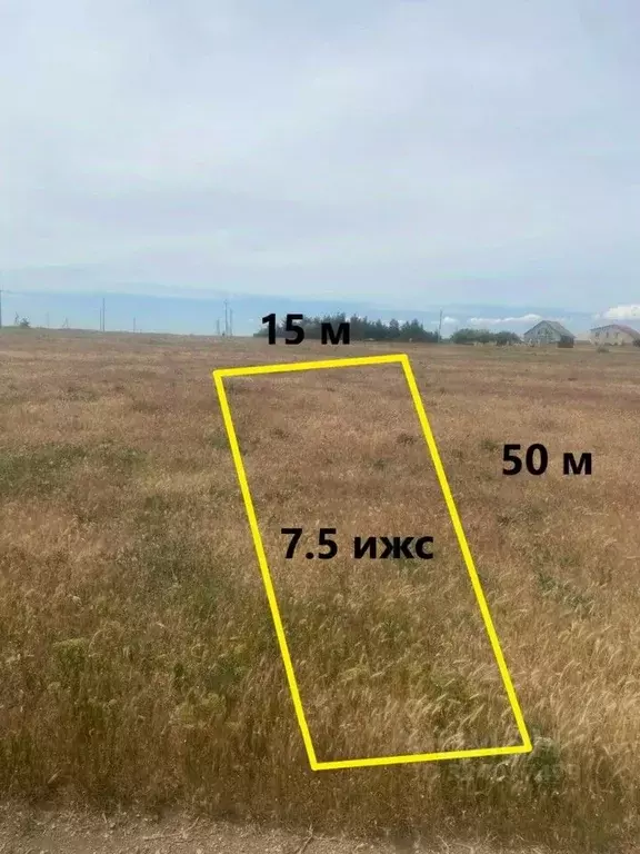 Участок в Крым, Сакский район, Штормовское с/пос, с. Хуторок  (7.5 ... - Фото 1