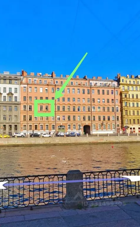 Комната Санкт-Петербург наб. Реки Фонтанки, 129 (31.5 м) - Фото 2