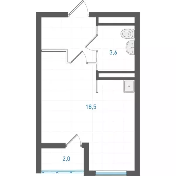 Квартира-студия: Екатеринбург, улица Учителей, 33 (27.7 м) - Фото 0