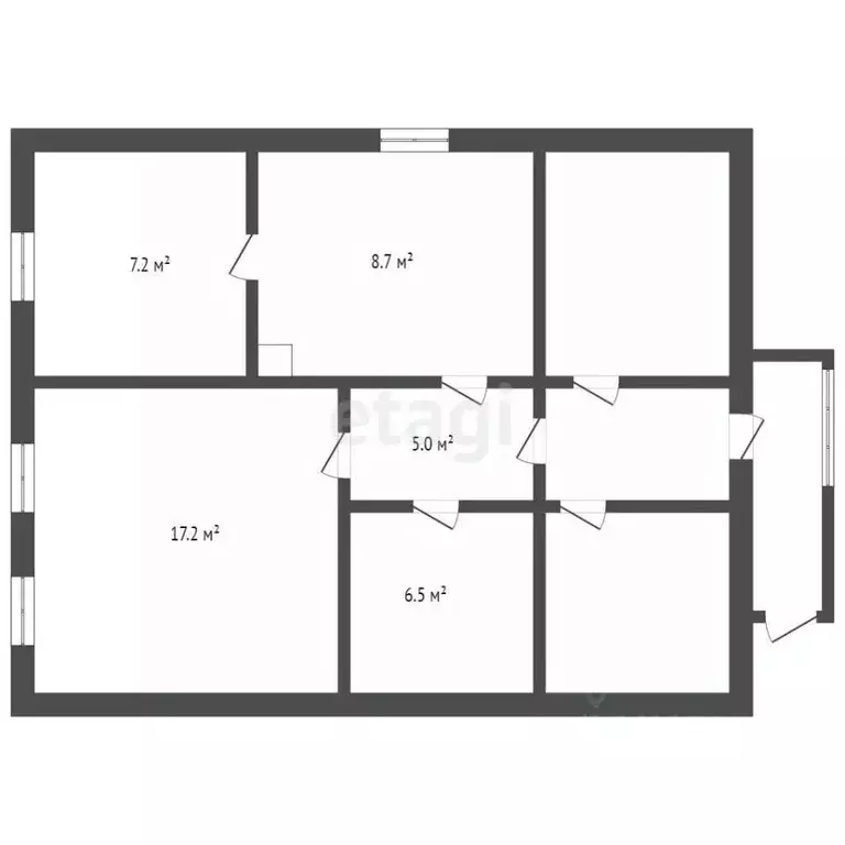 Дом в Кемеровская область, Ленинск-Кузнецкий пер. Седова, 21 (58 м) - Фото 1