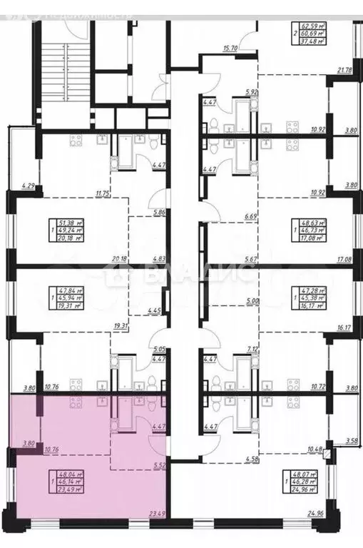 1-комнатная квартира: Обнинск, Белкинская улица, 36 (39.3 м) - Фото 0