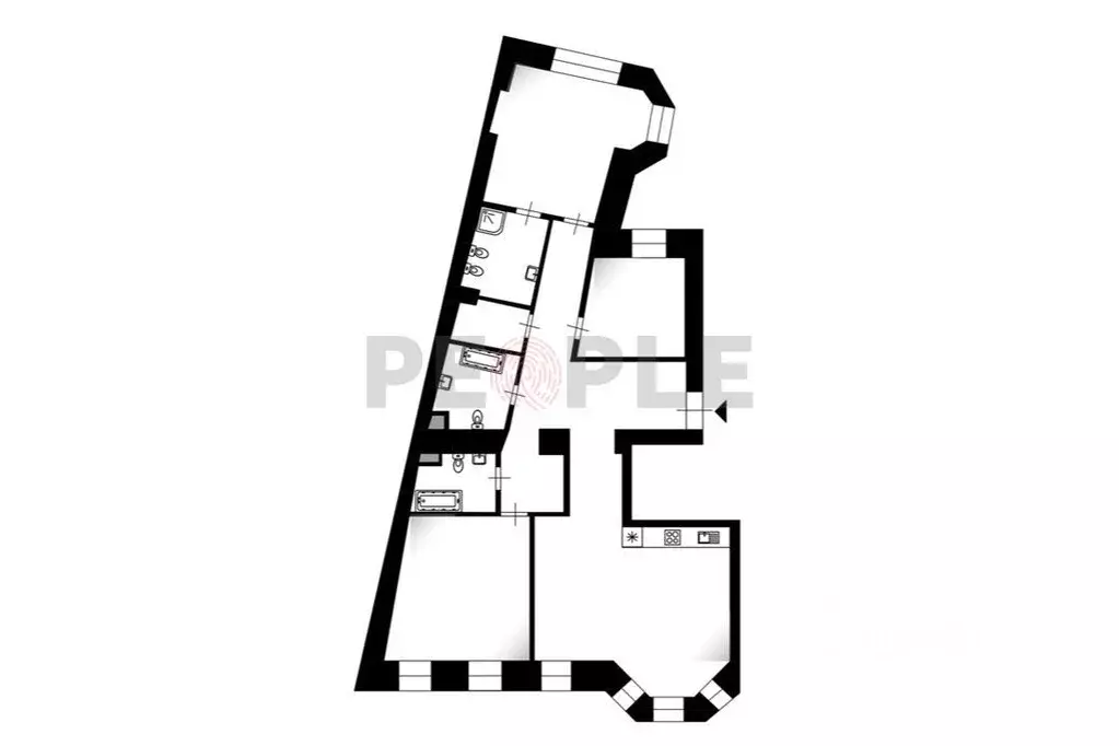 4-к кв. Москва ул. Большая Полянка, 44 (143.9 м) - Фото 2