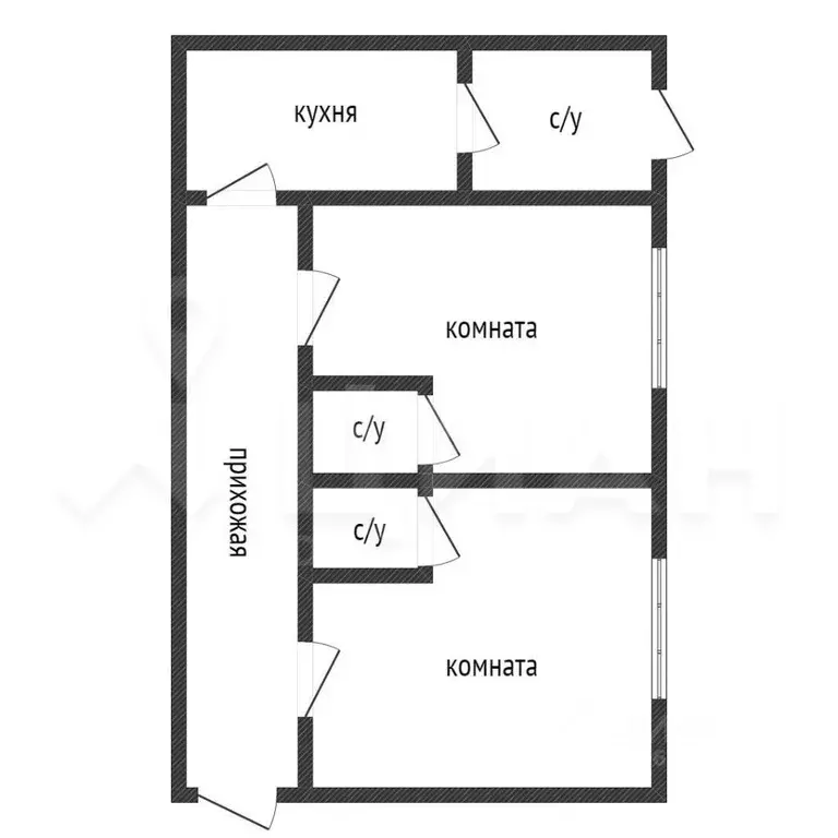 2-к кв. Москва Большая Марьинская ул., 15К2 (56.0 м) - Фото 1