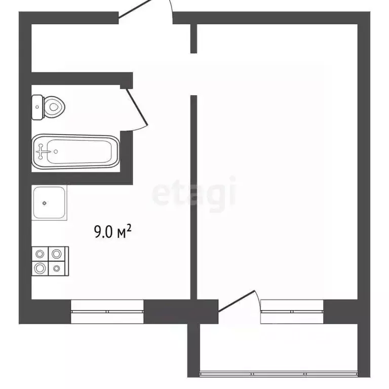 1-к кв. Мордовия, Саранск ул. Тани Бибиной, 1/6 (37.1 м) - Фото 2