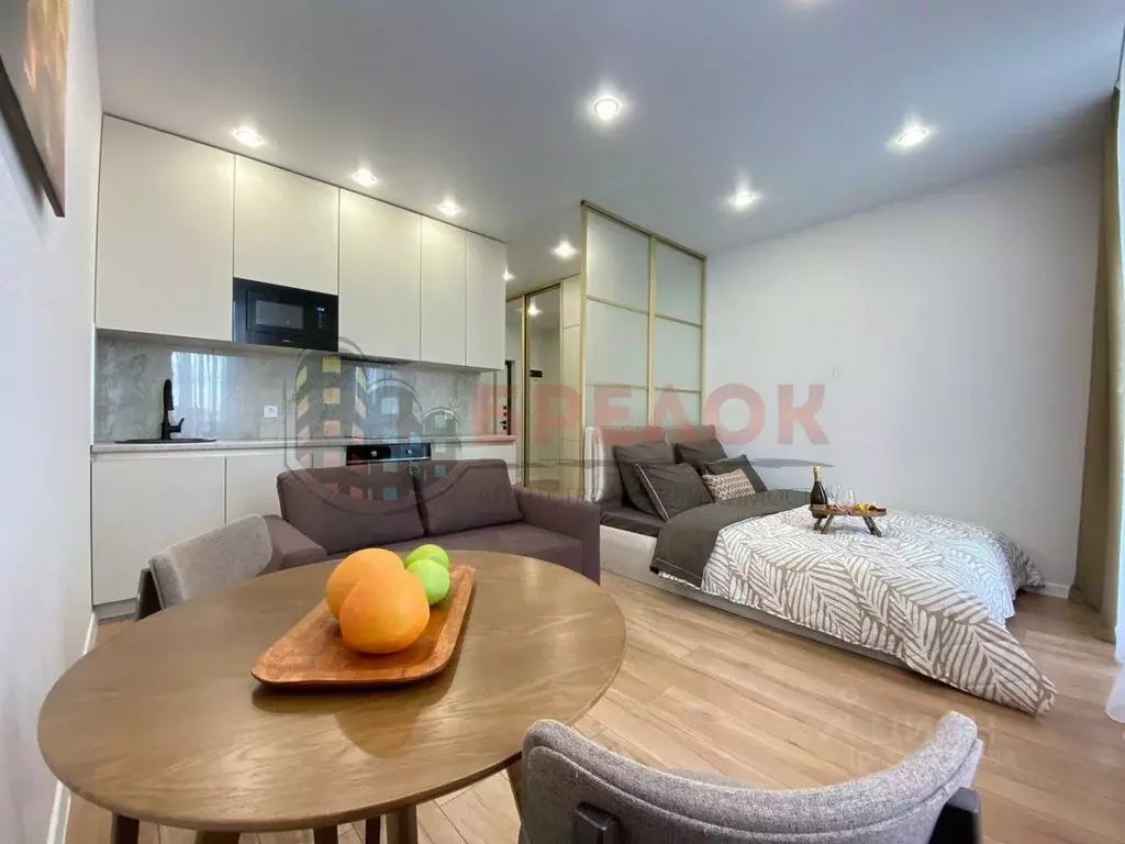 Студия Ростовская область, Ростов-на-Дону ул. Нансена, 109/2 (30.0 м) - Фото 1