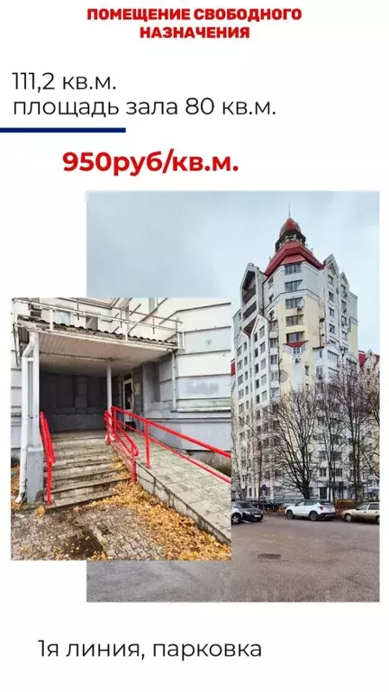 Помещение свободного назначения в Липецкая область, Липецк ул. ... - Фото 1