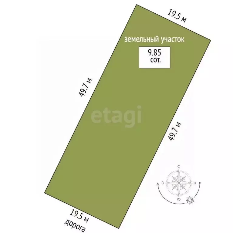 Участок в Краснодарский край, Темрюк Веселая ул. (9.85 сот.) - Фото 2