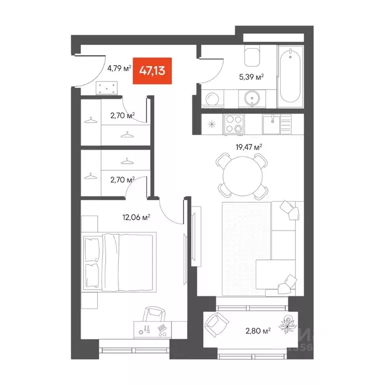 1-к кв. Новосибирская область, Новосибирск Академгородок мкр, ул. ... - Фото 1