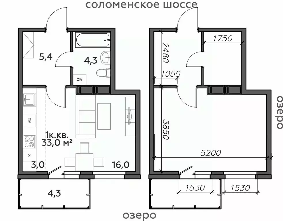 1-к кв. Карелия, Петрозаводск Район Северная промзона, Вороний Наволок ... - Фото 0