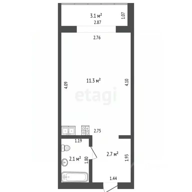 Студия Чувашия, Чебоксары ул. Короленко, 6А (16.2 м) - Фото 1