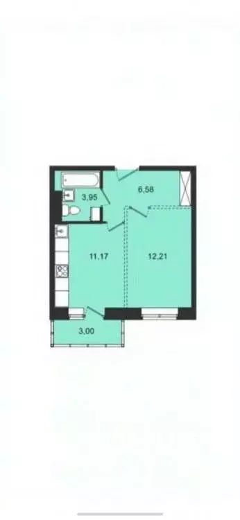 1-к кв. Иркутская область, Иркутский муниципальный округ, с. Мамоны ... - Фото 1