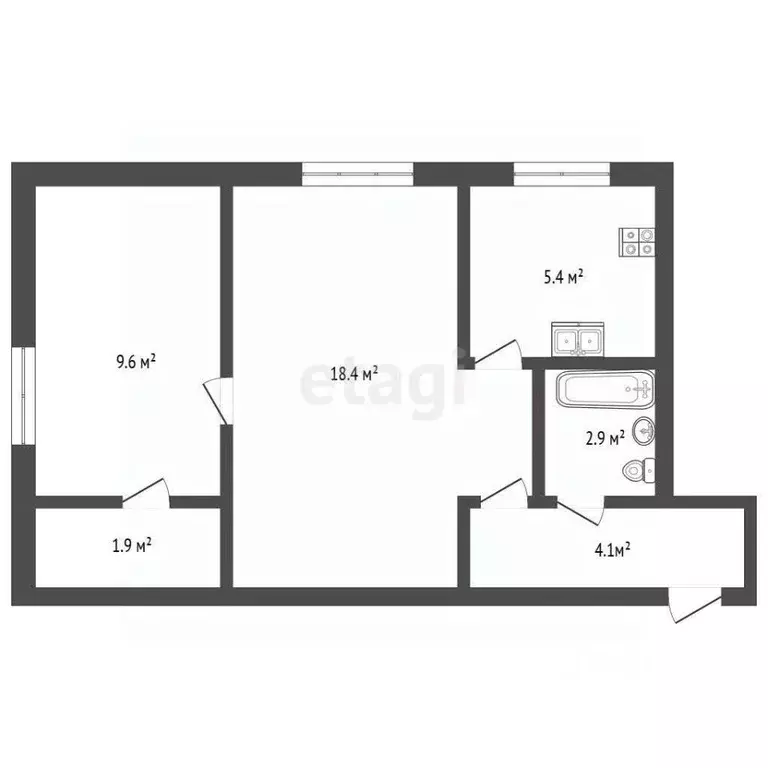 2-к кв. Севастополь, Севастополь, Балаклава г. ул. Василия Жукова, 48 ... - Фото 2