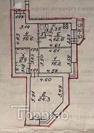 2-к кв. Санкт-Петербург просп. Наставников, 19 (78.5 м) - Фото 2