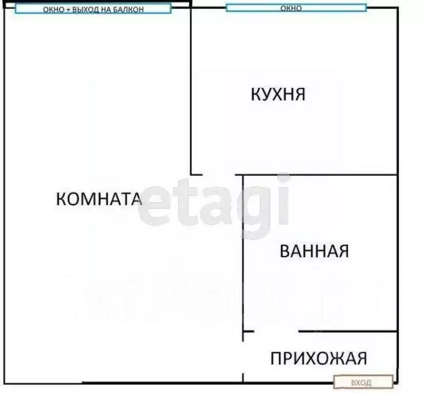 1-к кв. Приморский край, Владивосток ул. Давыдова, 6А (28.5 м) - Фото 1