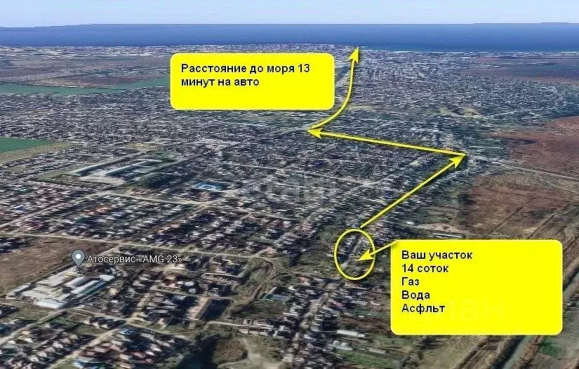 Участок в Краснодарский край, Анапа муниципальный округ, Анапская ... - Фото 2