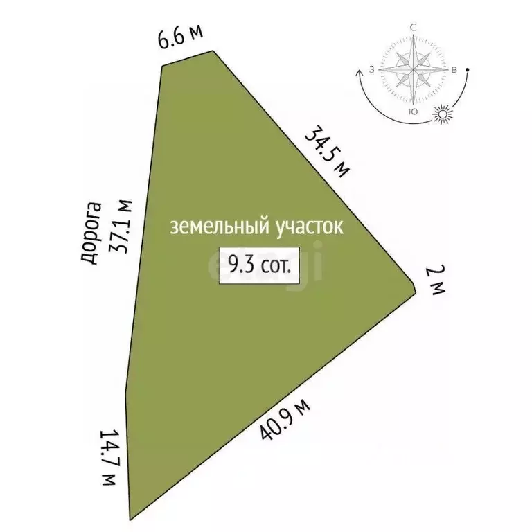 Участок в Крым, Симферопольский район, Трудовское с/пос, Бештерек СТ  ... - Фото 2