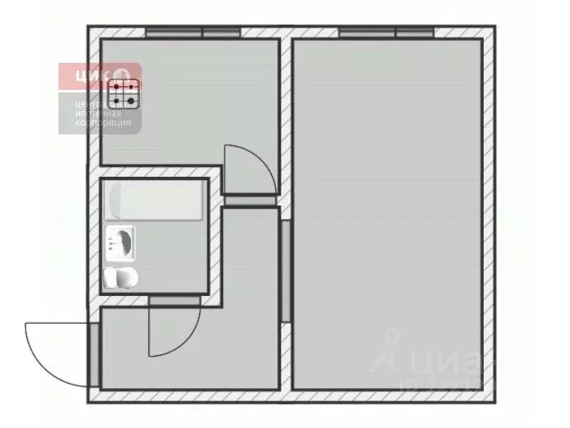 1-к кв. Рязанская область, Рязань ул. Гоголя, 58/9 (30.2 м) - Фото 2