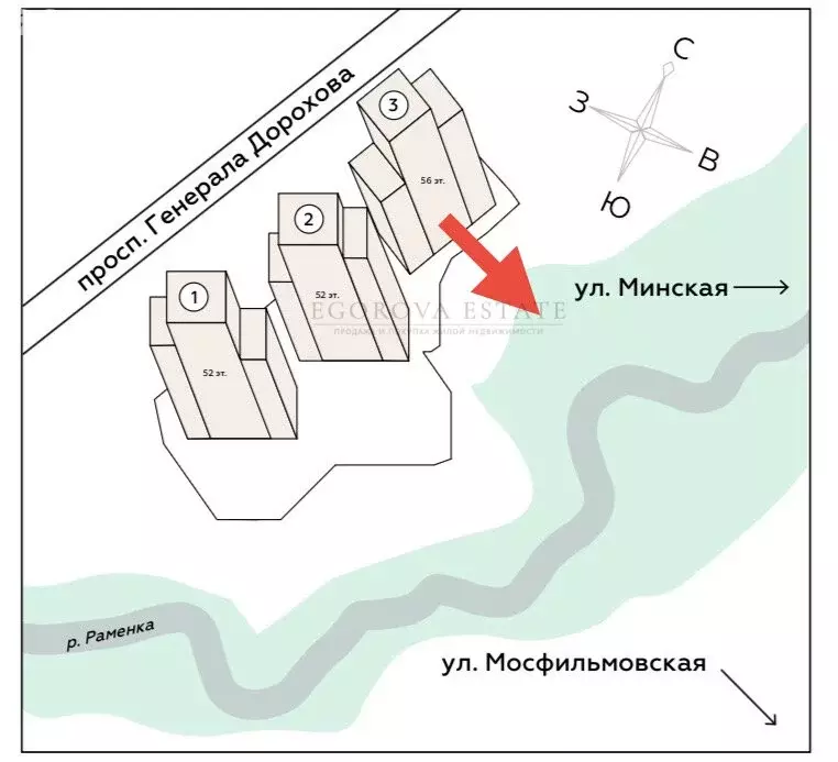 2-комнатная квартира: Москва, проспект Генерала Дорохова, 49 (50.6 м) - Фото 2