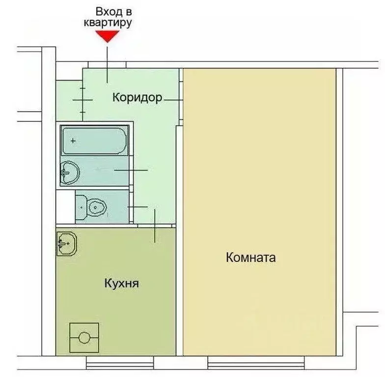 1-к кв. Москва Ореховый бул., 39К1 (32.4 м) - Фото 1