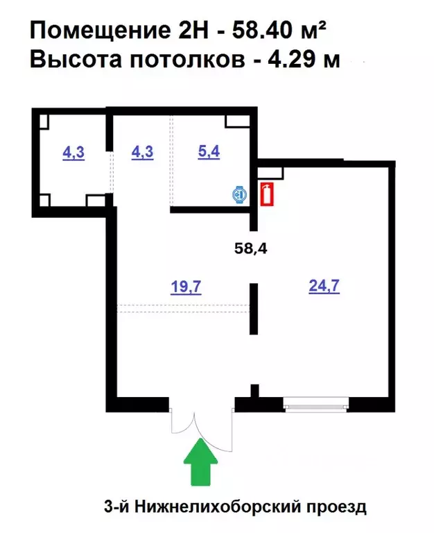 Помещение свободного назначения в Москва Большая Академическая ул., ... - Фото 1