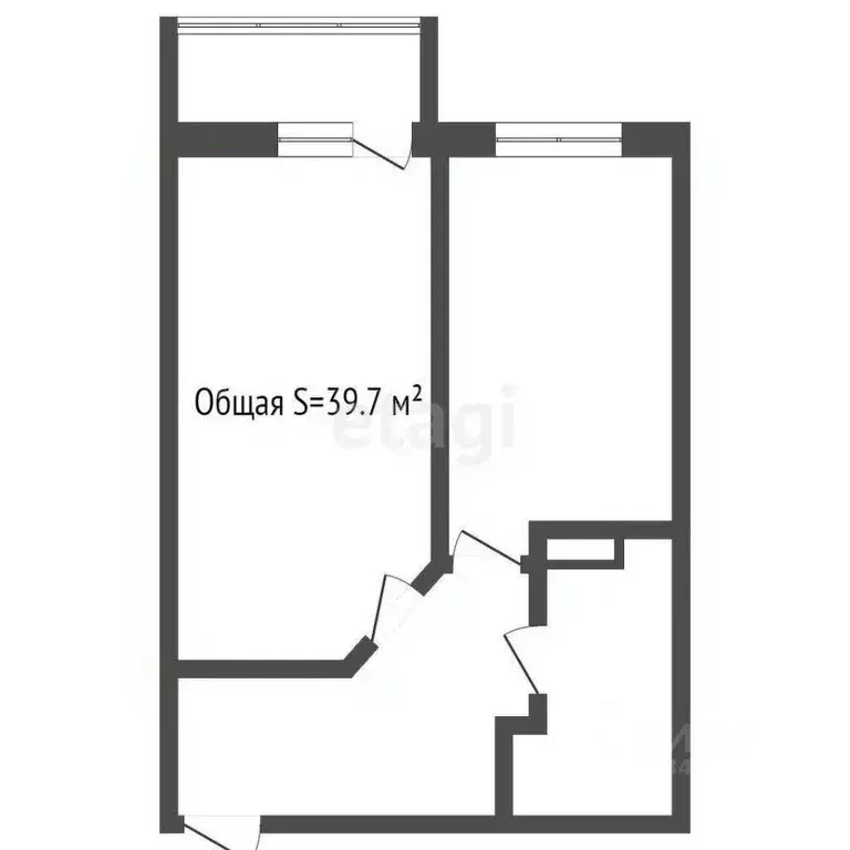 1-к кв. Брянская область, Брянск ул. Желябова, 47 (39.7 м) - Фото 0