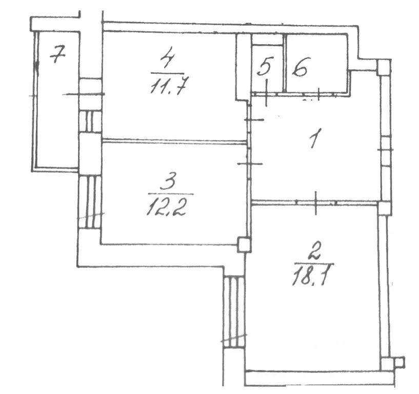 2-к кв. Красноярский край, Красноярск Северный мкр, ул. Водопьянова, ... - Фото 2