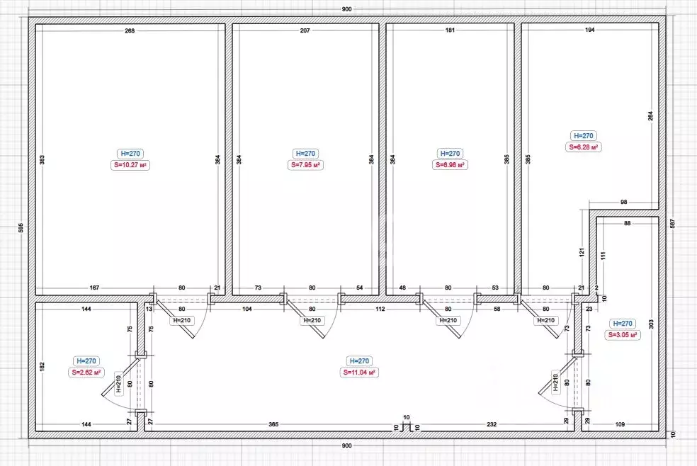 3-к кв. Ингушетия, Назрань Московская ул. (81.0 м) - Фото 1