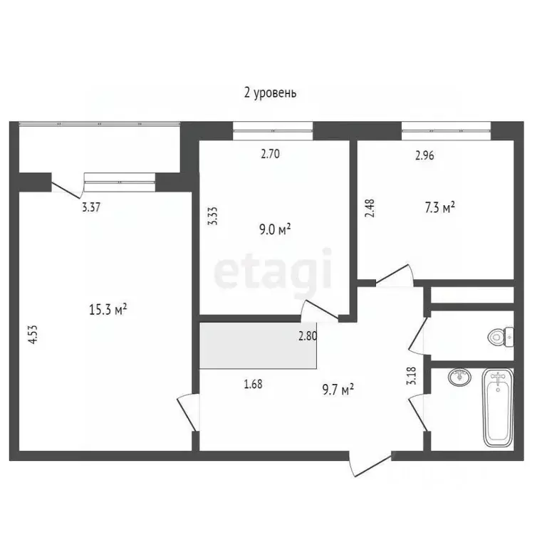 4-к кв. Костромская область, Кострома ул. 5-я Рабочая, 13 (92.0 м) - Фото 1