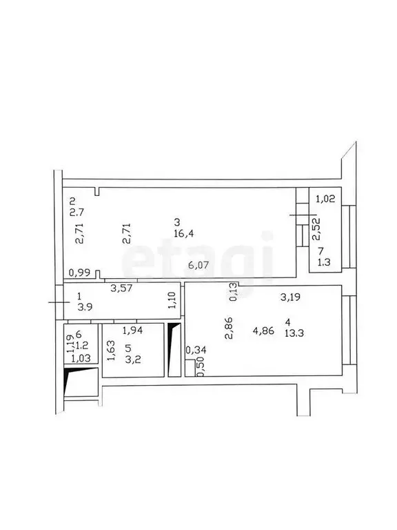 1-комнатная квартира: Казань, Чистопольская улица, 61А (42 м) - Фото 0