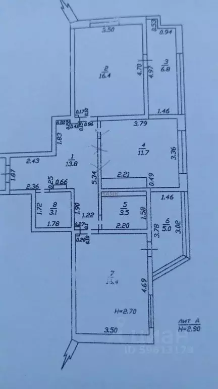 2-к кв. Краснодарский край, Анапа Владимирская ул., 120 (76.7 м) - Фото 2