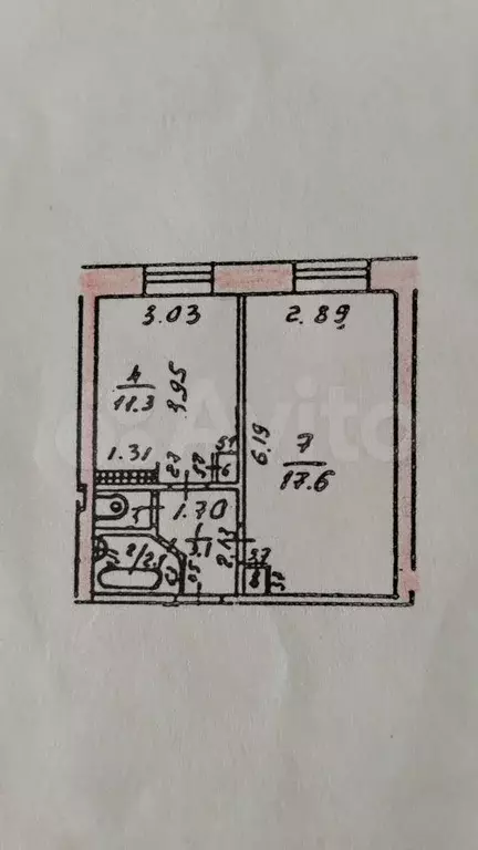 2-к. квартира, 36 м, 5/5 эт. - Фото 0