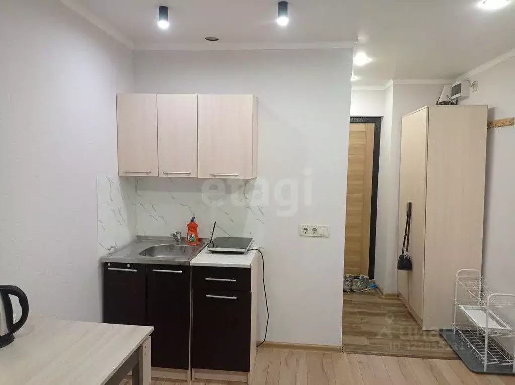 Студия Тюменская область, Тюмень ул. Самарцева, 19В (14.4 м) - Фото 1