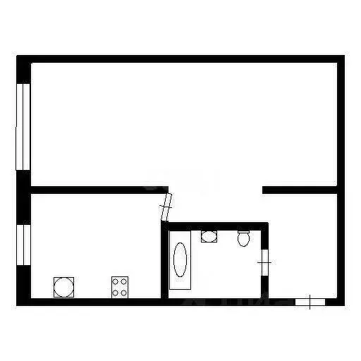 1-комнатная квартира: Казань, улица Водников, 56 (35 м) - Фото 0