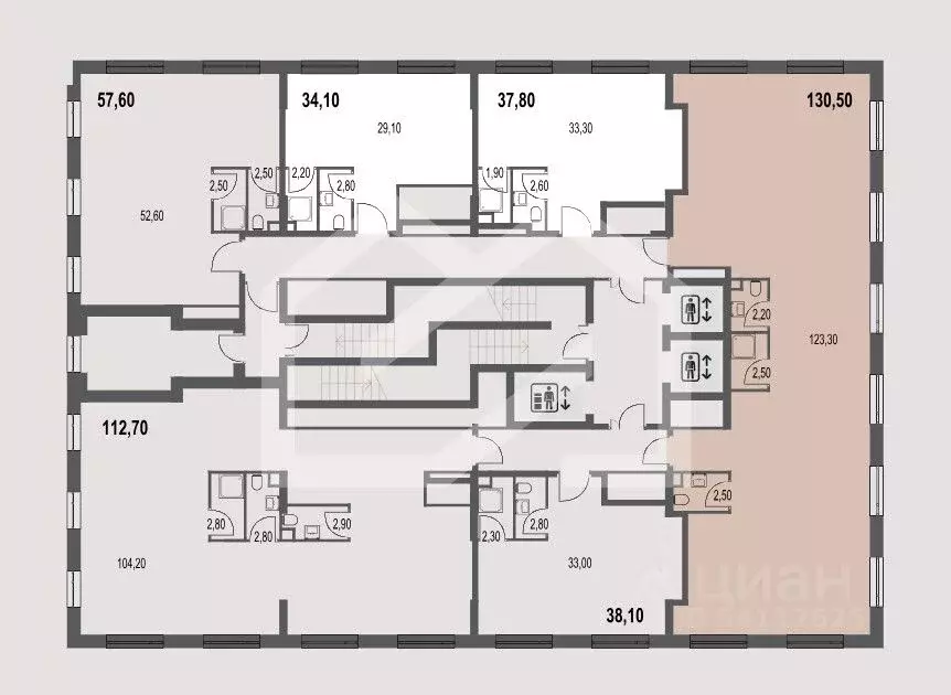Офис в Москва ул. Академика Челомея, 7 (131 м) - Фото 2