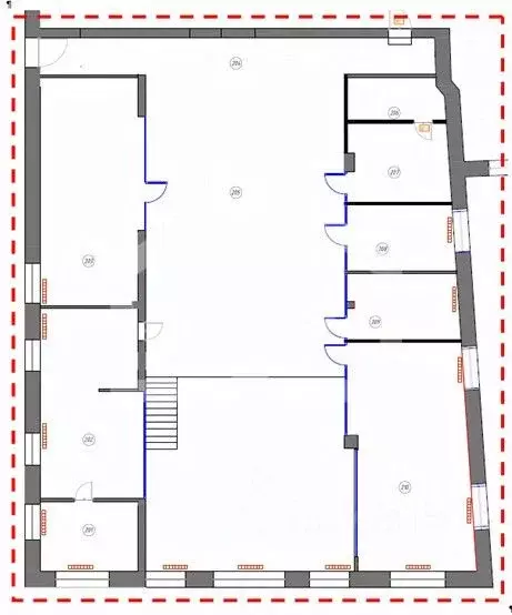 Помещение свободного назначения в Москва Холодильный пер., 3к1с6 (753 ... - Фото 2