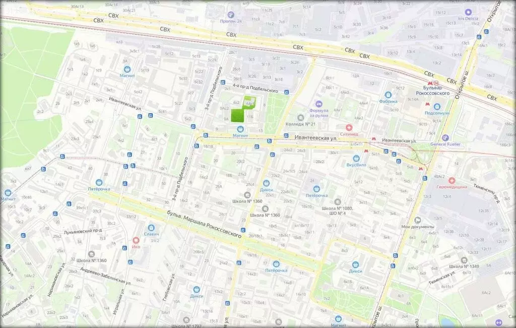 Участок в Москва, 4-й проезд Подбельского, 6Ас8 (90 м) - Фото 1