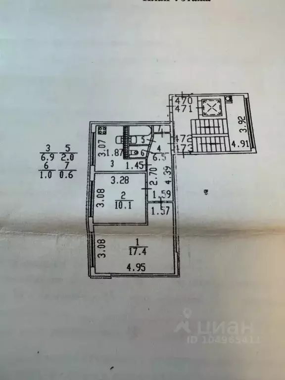 2-к кв. Санкт-Петербург Пловдивская ул., 2 (44.5 м) - Фото 2