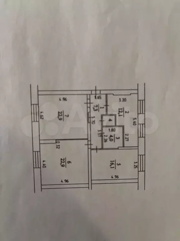 3-к. квартира, 86,6 м, 1/4 эт. - Фото 0