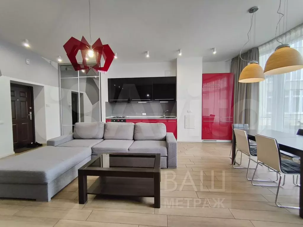 3-к. квартира, 100 м, 1/14 эт. - Фото 1