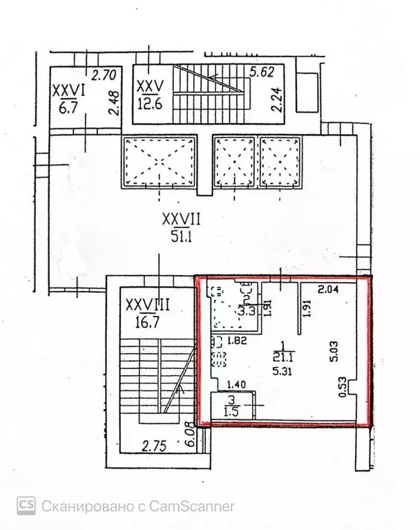 Студия Санкт-Петербург просп. Художников, 22К2 (25.9 м) - Фото 1