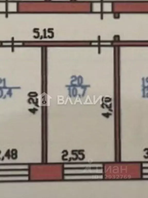 Комната Пензенская область, Пенза Тамбовская ул., 20 (11.0 м) - Фото 2