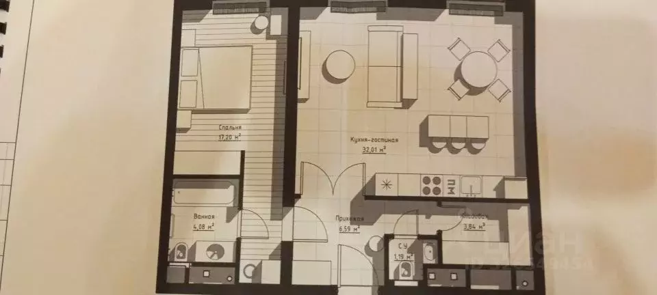 2-к кв. Москва Ходынская ул., 2 (68.0 м) - Фото 2