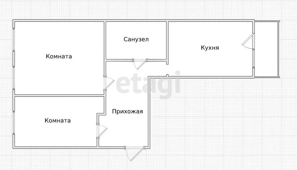 2-к кв. Костромская область, Кострома Депутатская ул., 29А (72.2 м) - Фото 1