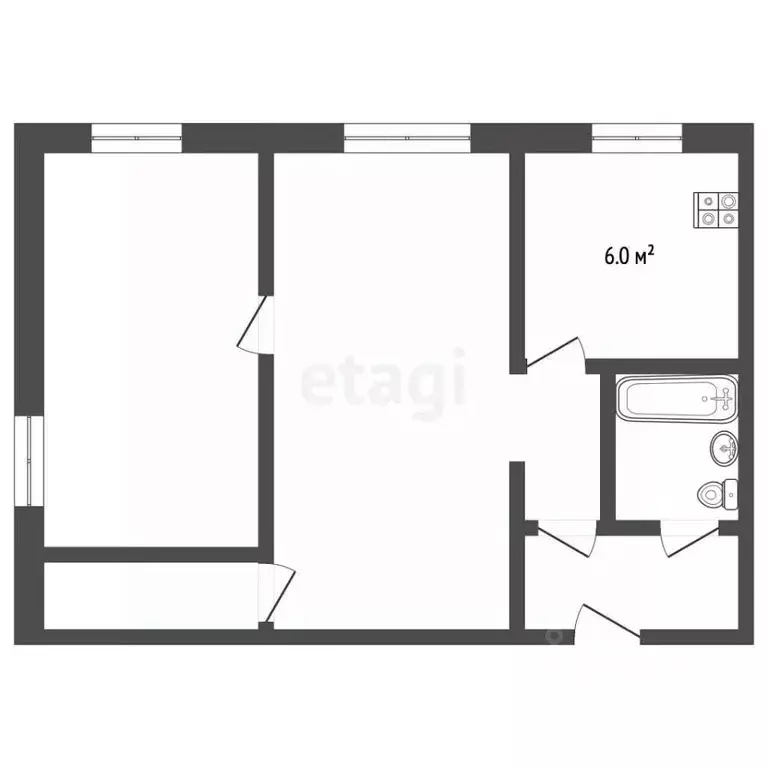 2-к кв. Владимирская область, Муром Советская ул., 73А (40.5 м) - Фото 1