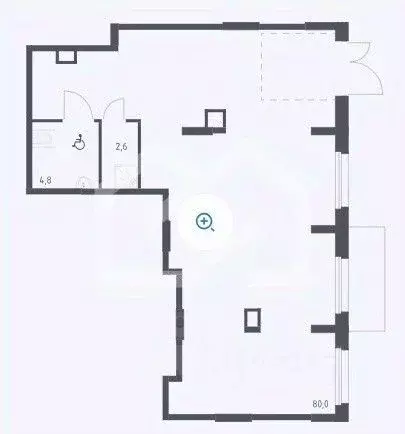 Торговая площадь в Москва ул. Золотошвейная, 2 (87 м) - Фото 2