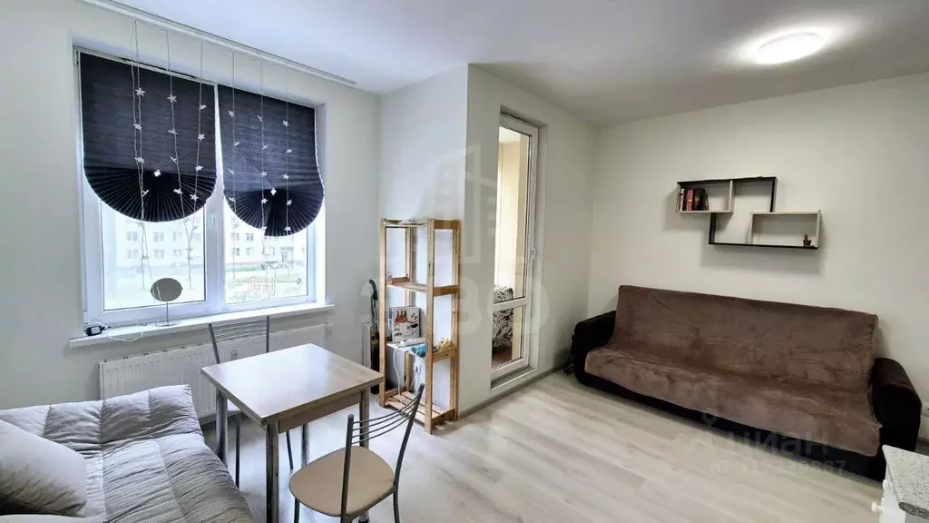 Студия Санкт-Петербург аллея Арцеуловская, 21 (28.0 м) - Фото 0