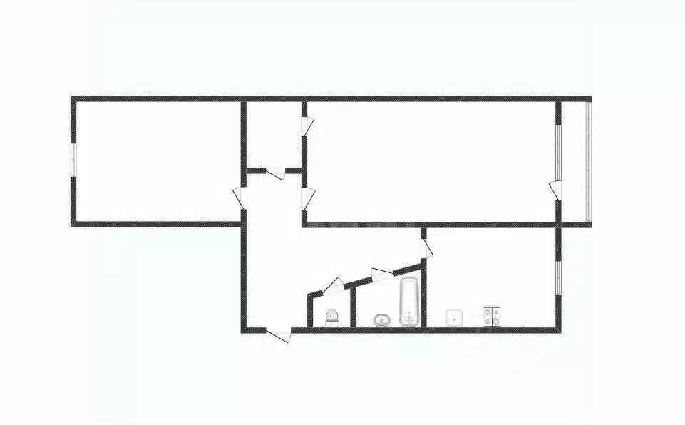 2-к кв. Костромская область, Нерехта ул. Орехова, 6 (47.6 м) - Фото 1